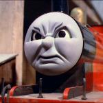 James the Red Engine Angry
