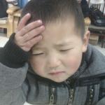 sad chinese kid