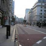 deserted city street