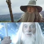 Gandalf Before After meme