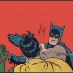Bubble free batman slapping robin meme