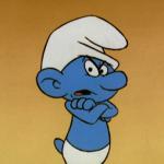 grumpy Smurf  meme
