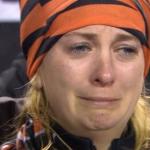 Crying bengals fan
