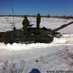 Leopard 2 tank in snow damnit Carl