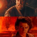 Obiwan v Anakin meme