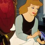 Cinderella with glass slipper