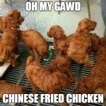 Fried chicken | OH MY GAWD; CHINESE FRIED CHICKEN | image tagged in fried chicken | made w/ Imgflip meme maker