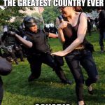 Canadian Beat Down | SHE WAS THE ONE INSULTING THE GREATEST COUNTRY EVER; CANADIA | image tagged in canadian beat down,scumbag | made w/ Imgflip meme maker