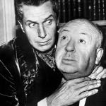 Alfred Hitchcock  and Vincent price