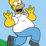 Excited Homer