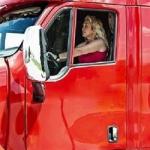woman truck driver meme