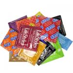 assorted brands condoms