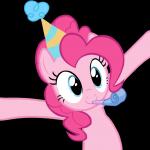 Pinkie partying