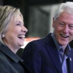 Clintons at Podium meme