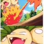 WTFpokemon | OH GOD WE'RE BURNING ALIVE! HEY GUYS, I'M KINDA INTO THIS... | image tagged in wtfpokemon | made w/ Imgflip meme maker