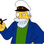 Simpsons sea captain