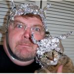 tin foil hat conspiracy theory
