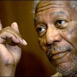 Morgan Freeman pointing