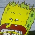 Spongebob disgusted face