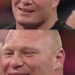 Brock Lesnar Laughing Panel meme