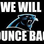 Carolina Panthers | WE WILL; POUNCE BACK | image tagged in carolina panthers | made w/ Imgflip meme maker