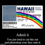 Hawaii ID meme