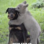 friendship  | NOM NOM NOM; THIS EAR IS DELICIOUS! | image tagged in friendship | made w/ Imgflip meme maker
