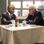 Bernie Sanders breakfast with Al Sharpton