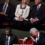 I used to rule the world...Seas would rise when I gave the word... | THEN I SHALL RULE THE WORLD; SHE REALLY BELIEVES THAT | image tagged in clintonsobama,memes,hillary clinton,bill clinton,obama,funny | made w/ Imgflip meme maker