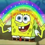 Spongebob rainbow meme