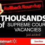 Rollback | SUPREME COURT VACANCIES | image tagged in rollback,supreme court,scalia,corruption | made w/ Imgflip meme maker