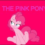 Pink background | THE PINK PONY; LAUREN FAUST'S | image tagged in pink background | made w/ Imgflip meme maker