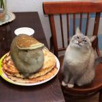 Hare In Mah Pancakes