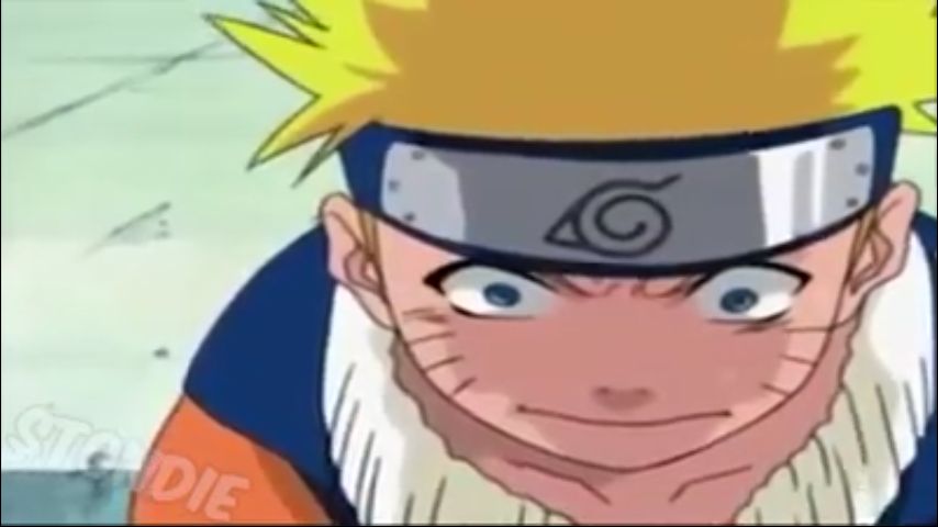 Naruto in shock Blank Meme Template