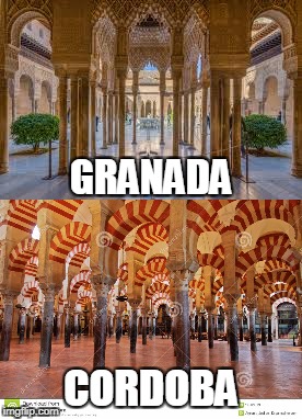 Overwhelming islamic beauty without pictures. Americans, you have no clue! (For Anonymous Meme Week) | GRANADA; CORDOBA | image tagged in anonymous meme week | made w/ Imgflip meme maker