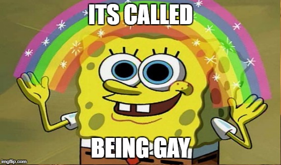 ITS CALLED BEING GAY | made w/ Imgflip meme maker