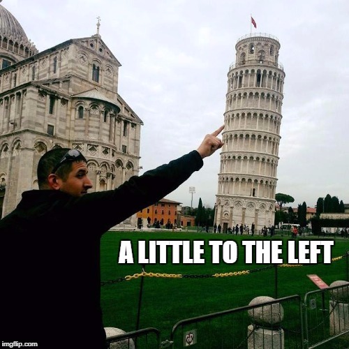 image tagged in gabriel,leaning tower of pisa | made w/ Imgflip meme maker