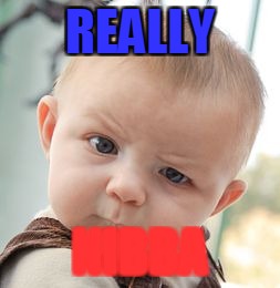 Skeptical Baby Meme | REALLY; NIBBA | image tagged in memes,skeptical baby | made w/ Imgflip meme maker