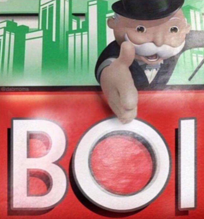 Monopoly BOI Blank Meme Template