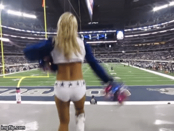 MOVE THAT BODY | image tagged in gifs,cheerleader,dallas cowboys,football,dance,hot | made w/ Imgflip video-to-gif maker