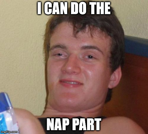 10 Guy Meme | I CAN DO THE NAP PART | image tagged in memes,10 guy | made w/ Imgflip meme maker