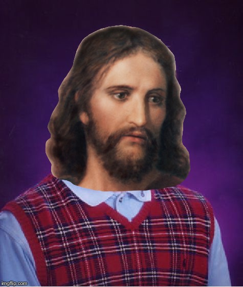 Bad Luck Jesus Blank Meme Template