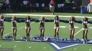 CHEER UP! | image tagged in gifs,cheerleader,dallas cowboys,football,hot,splits | made w/ Imgflip video-to-gif maker