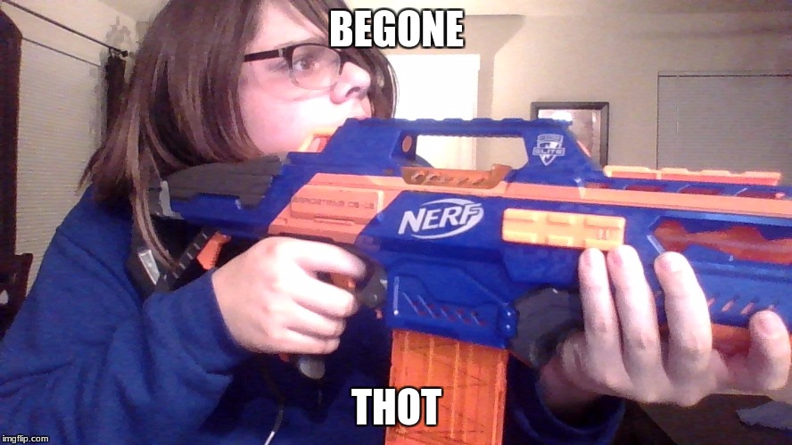 BEGONE; THOT | image tagged in thot | made w/ Imgflip meme maker