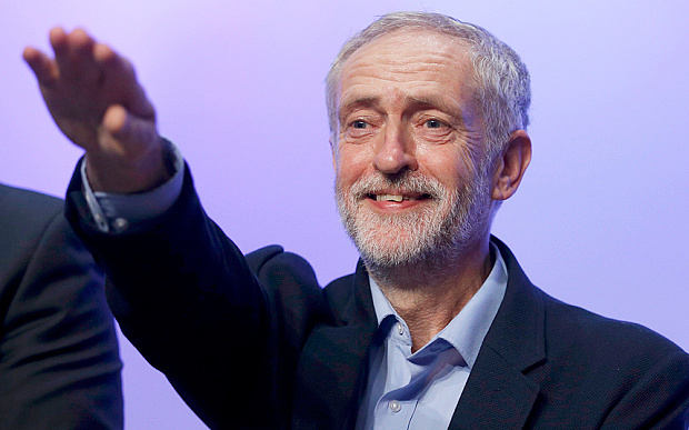 Corbyn salute Blank Meme Template