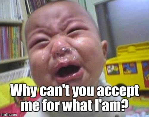 Why can't you accept me for what I'am? | made w/ Imgflip meme maker