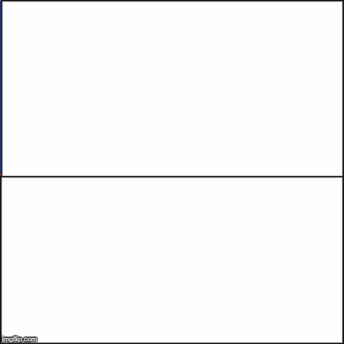 Double White Template Blank Meme Template