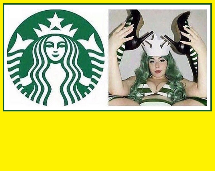 Starbucks Girl in Real Life Blank Meme Template