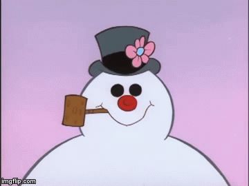 frosty | image tagged in gifs,christmas | made w/ Imgflip video-to-gif maker