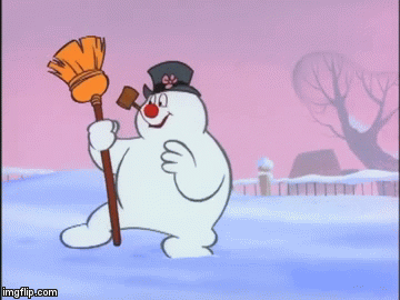 frosty | image tagged in gifs,christmas | made w/ Imgflip video-to-gif maker